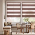 Enjoy Honey Maple Roller Blind