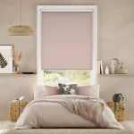 Fara Blackout Moroccan Rose Roller Blind in Arjan