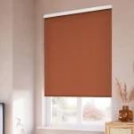 Fara Blackout Terracotta Roller Blind Dubai