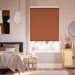 Fara Blackout Terracotta Roller Blind in Dubai