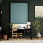 Florence Blackout Dusky Teal Roller Blind in Dubai