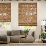 Gabor-Chestnut Bamboo Blinds