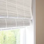 Goa Blackout Alabaster & Bone Bamboo Blinds