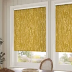 Grasses Mustard Roller Blind Dubai