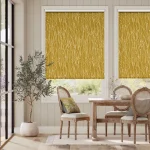 Grasses Mustard Roller Blind in Dubai
