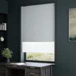 Hanoi Dark Grey Double Roller Blind Dubai