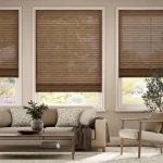 Manila Cedar & Demerara Bamboo Blinds