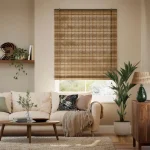 Marius Chestnut Bamboo Blinds in Dubai