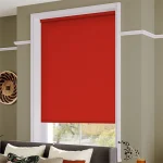 Sevilla Blackout Vivid Red Roller Blind Dubai