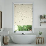 Splash Blackout Flight Linen Roller Blind in Dubai