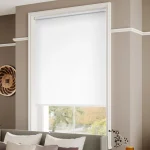 Toledo Blackout Crisp White Roller Blind Dubai