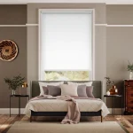 Toledo Blackout Crisp White Roller Blind in Dubai