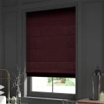 Bijou Linen Grape Roman Blind Dubai