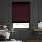 Bijou Linen Grape Roman Blind in Dubai