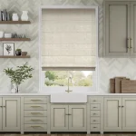 Bijou Linen Oatmeal Roman Blind in Dubai