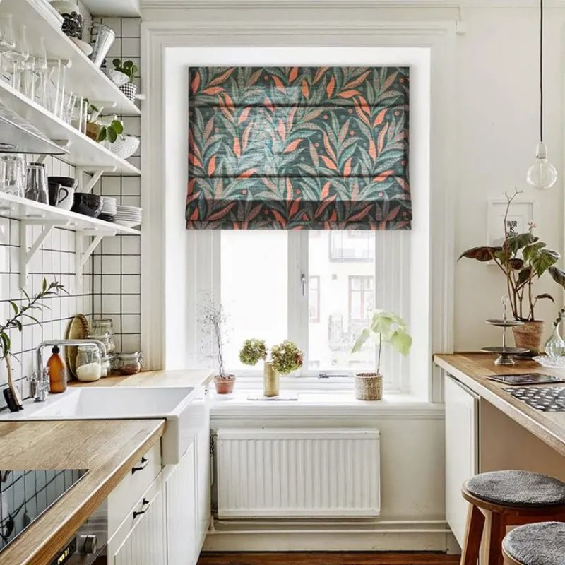 Buy Printed Roman Blind for Kitchen in Dubai