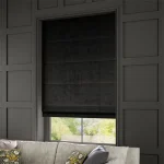 Canterbury Velvet Midnight Roman Blind Dubai