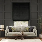 Canterbury Velvet Midnight Roman Blind in Dubai