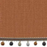 Cavendish Cinnamon & Cayenne Trimmed Roman Blind