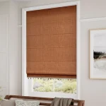 Cavendish Cinnamon & Cayenne Trimmed Roman Blind Dubai