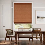 Cavendish Cinnamon & Cayenne Trimmed Roman Blind in Dubai