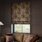 Congo Velvet Jewel Wine Roman Blind Dubai