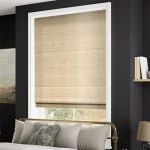Dupioni Faux Silk Flax Roman Blind Dubai