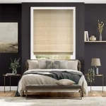 Dupioni Faux Silk Flax Roman Blind in Dubai