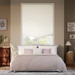 Elodie Clotted Cream Relaxed Roman Blind in Dubai