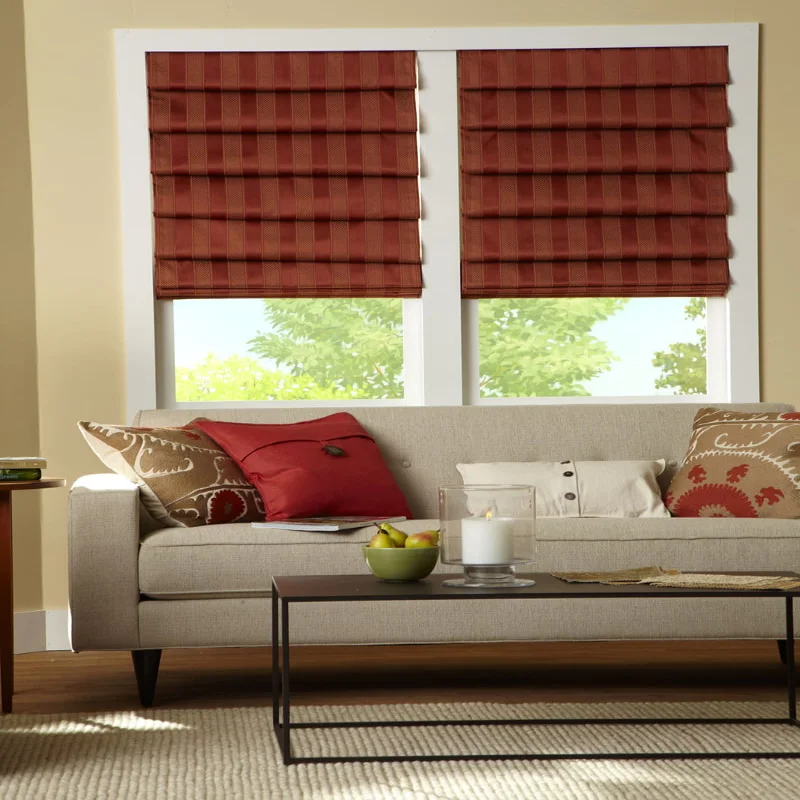 Hobbled Roman Blinds