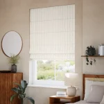 Lucca Stripe Oatmeal Roman Blind Dubai