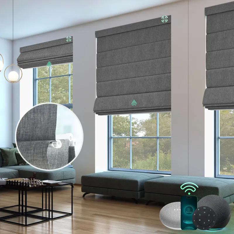 Motorized Roman Blinds