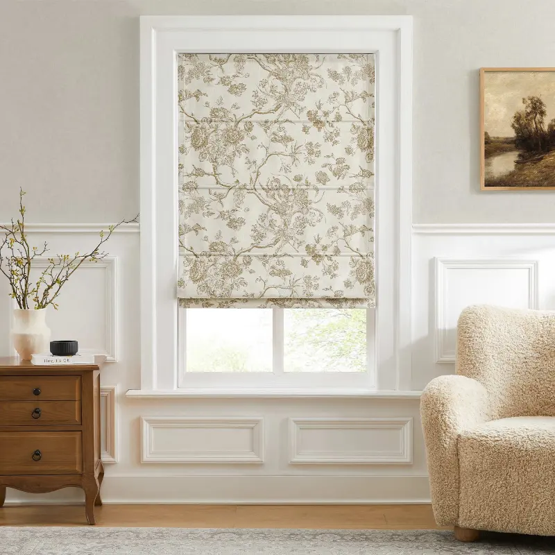 Patterned Roman Blinds