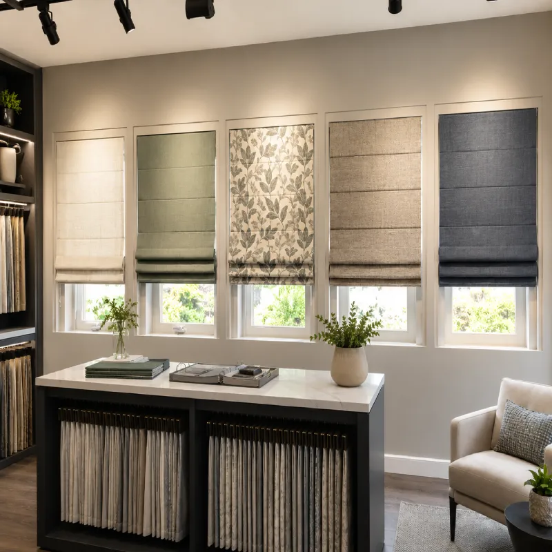 Roman Blinds Showroom