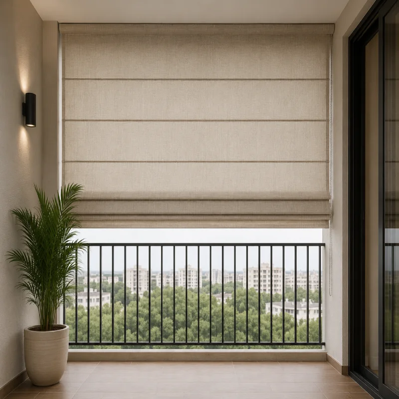Roman Blinds Balcony