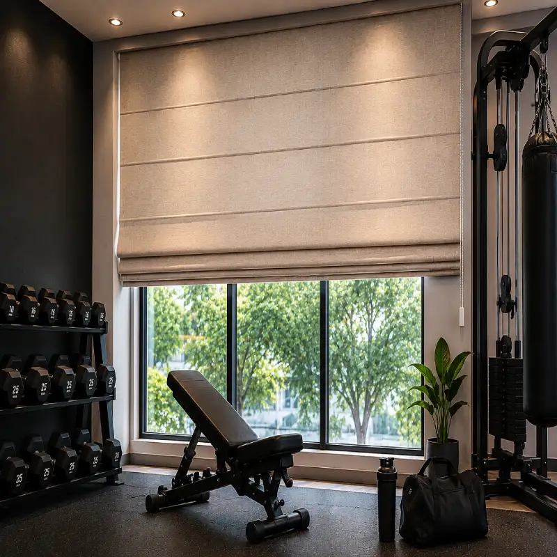 Roman Blinds Gym