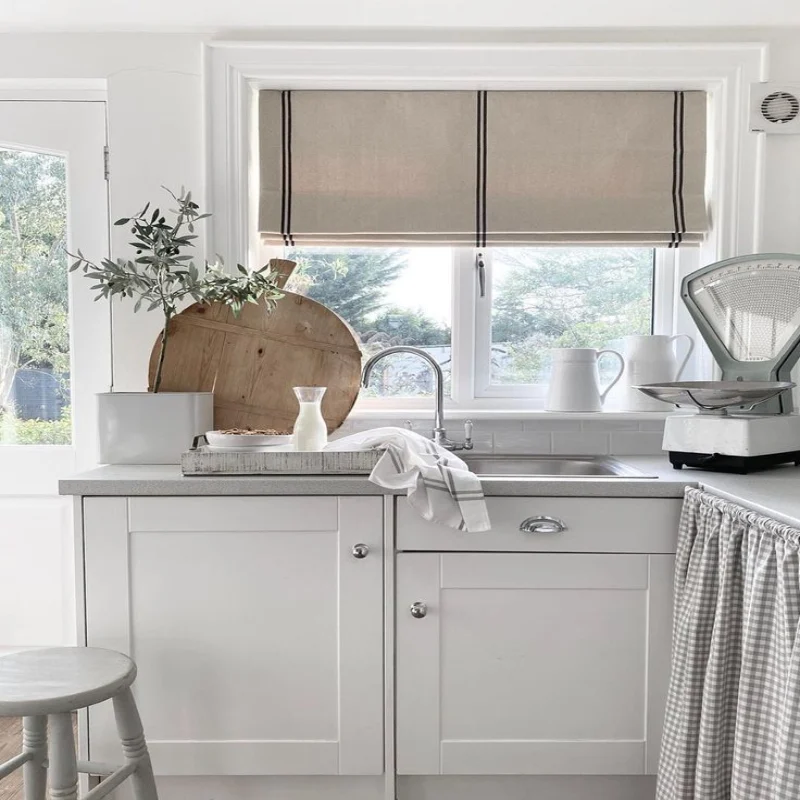 Roman Blinds Kitchen