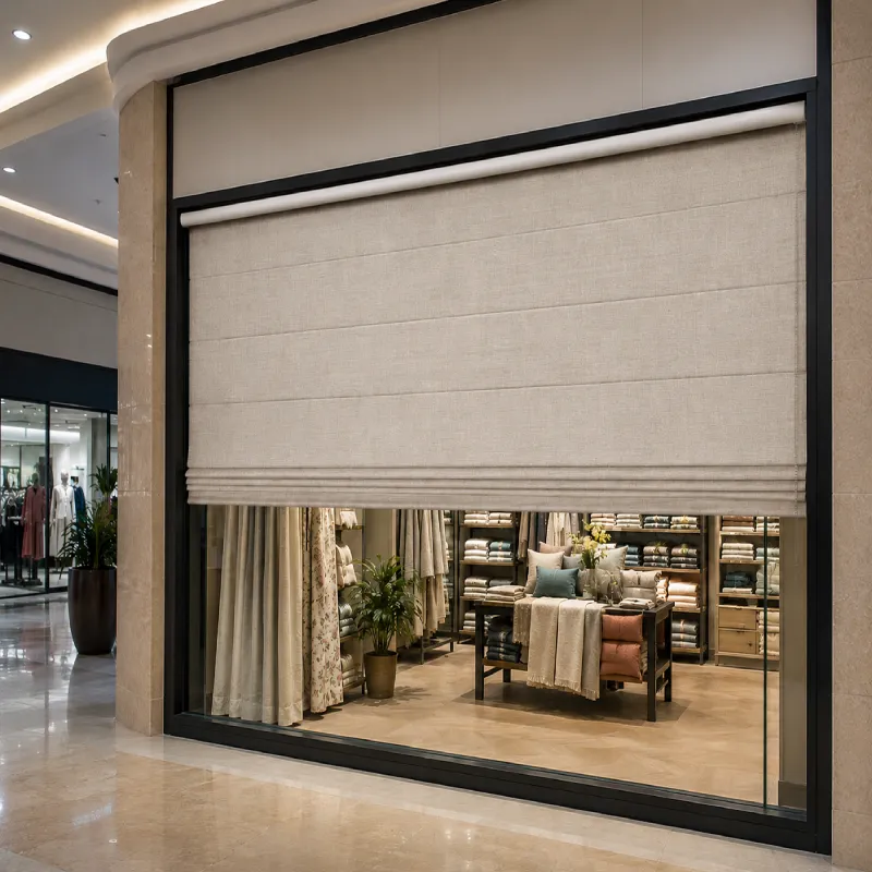 Roman Blinds Shopping Mall