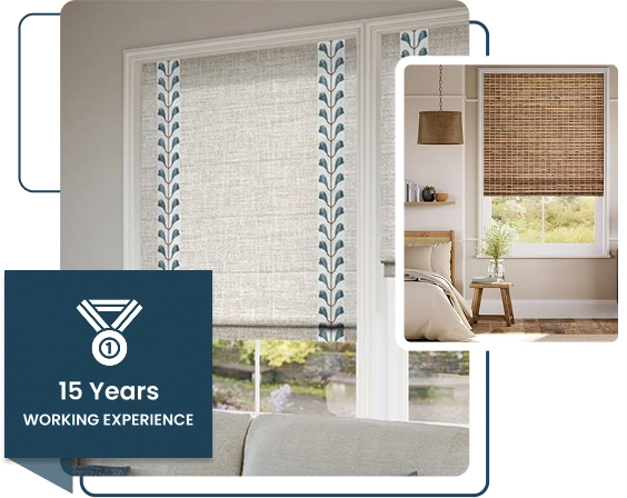 Roman Blinds for Bedroom in Dubai