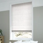 Velvet Pure White Roman Blind Dubai