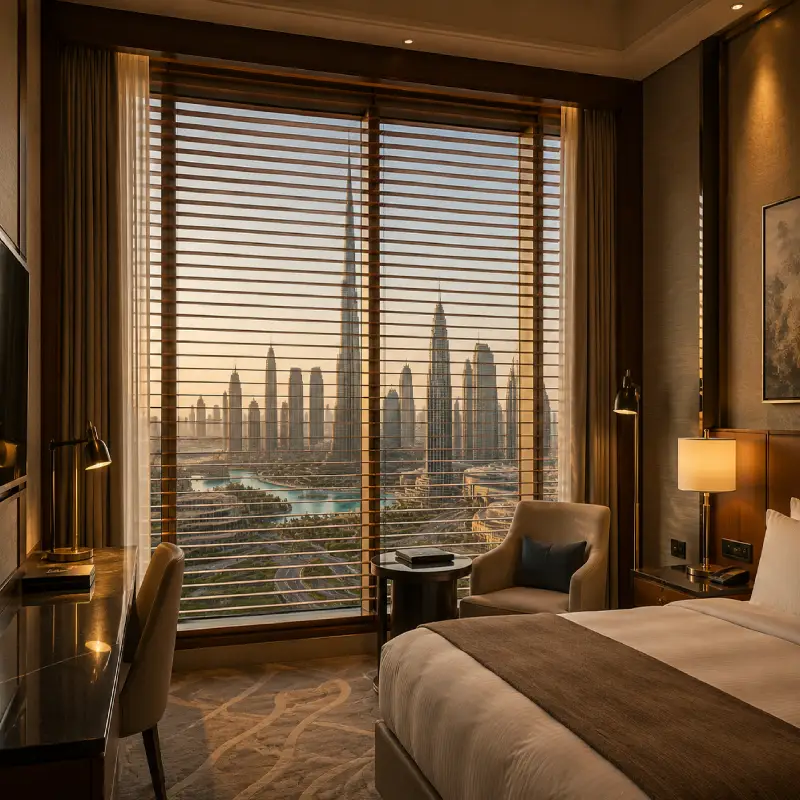 Wooden Blinds for Hotels
