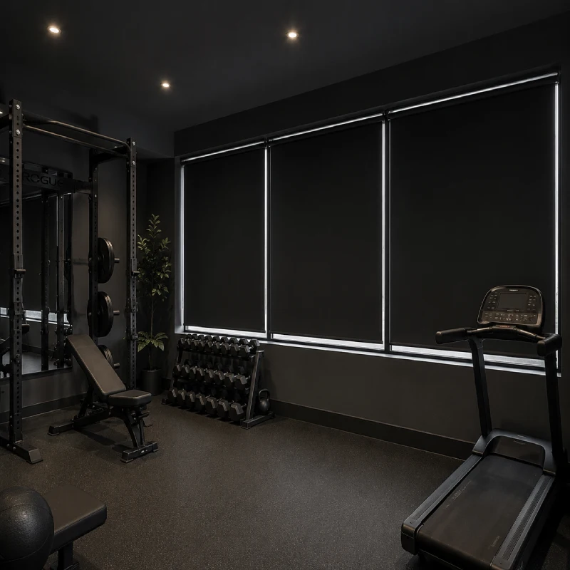 Blackout Blinds GYM