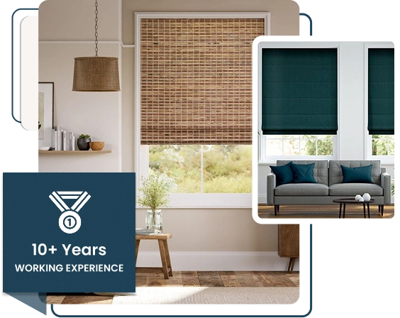 Roman Blinds for Bedroom in Dubai