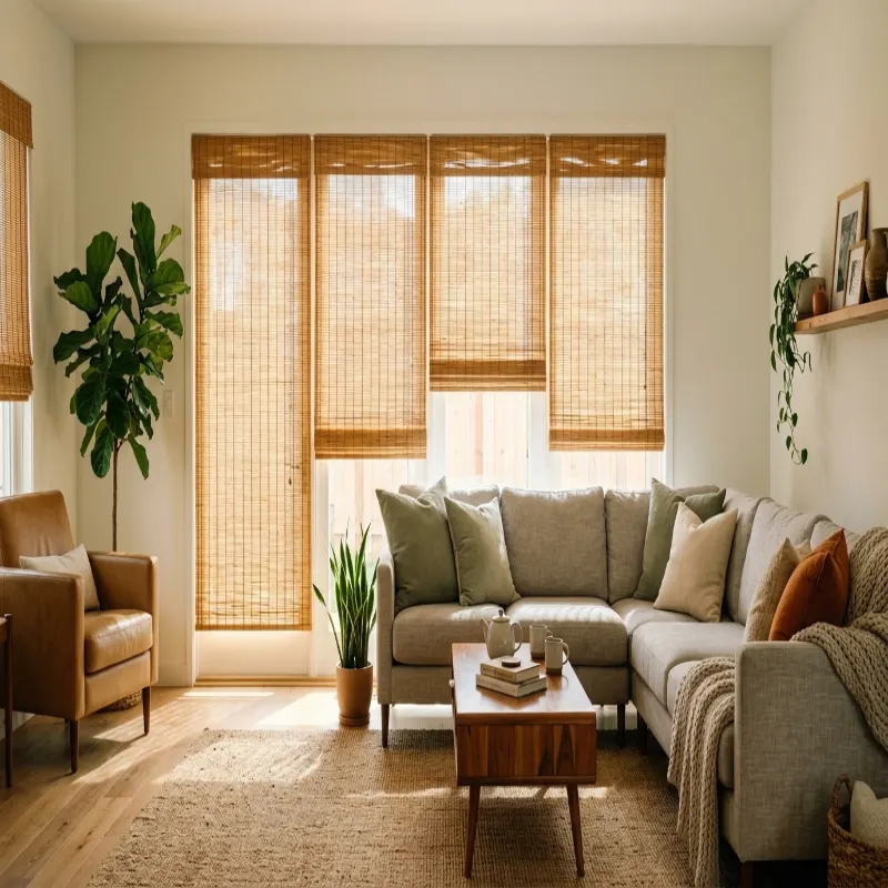 Bamboo Blind for livingroom in District One