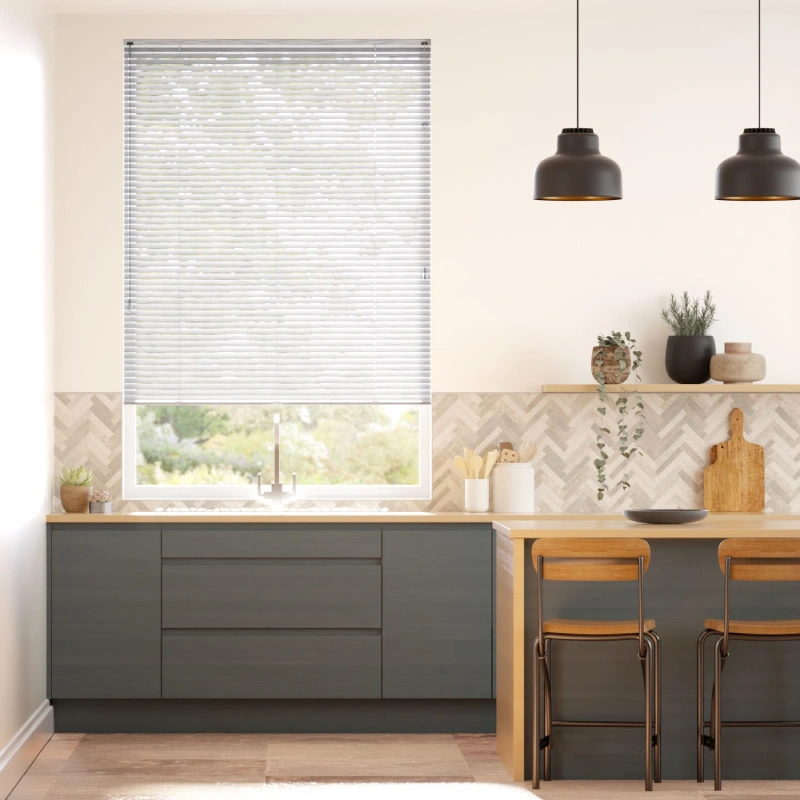 Get Studio Brushed Silver Venetian Blind in Dubai