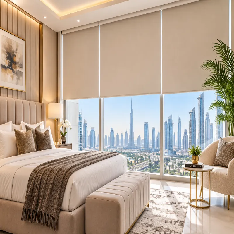 Roller Blinds for bedroom in Dubai