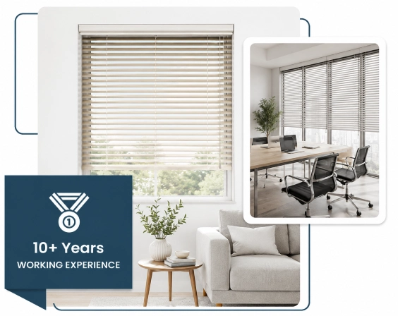 Venetian Blinds for living room in Dubai